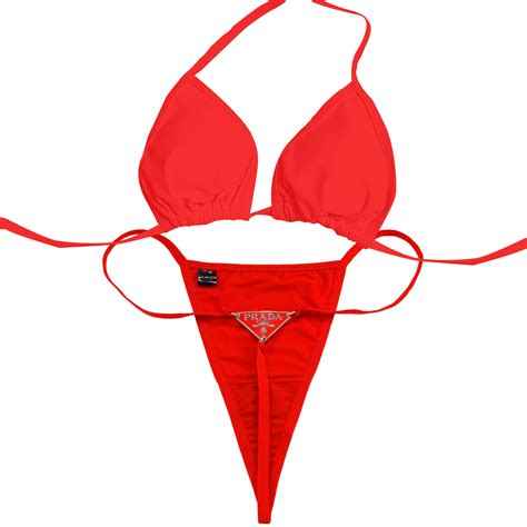 prada bikini top|Prada bikini set.